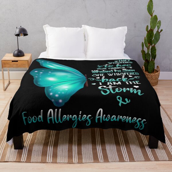Item preview, She Whispered Back I Am The Storm Food Allergies Awareness Butterfly designed and sold by frechettee.