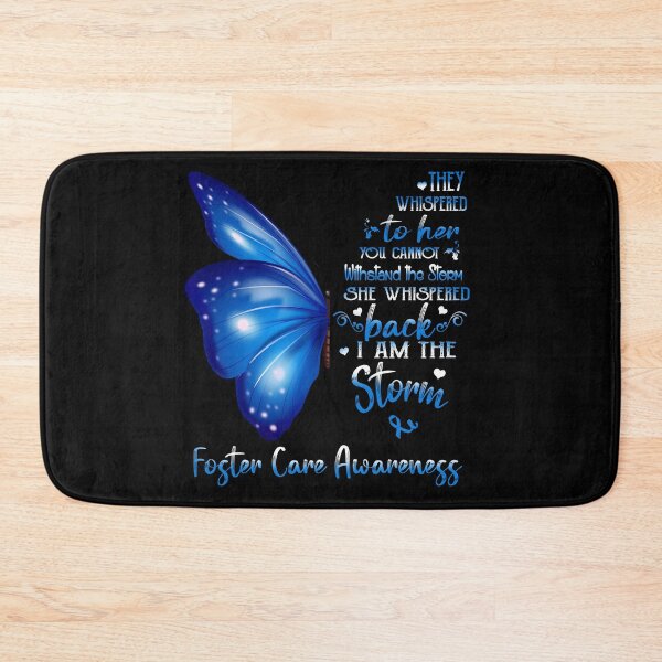 Item preview, She Whispered Back I Am The Storm Foster Care Awareness Butterfly designed and sold by frechettee.
