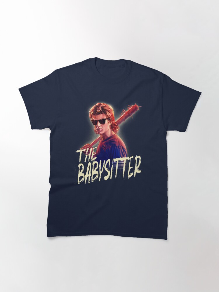 Thumbnail 3 of 7, Classic T-Shirt, Stranger Things Steve The Babysitter Portrait designed and sold by FifthSun.