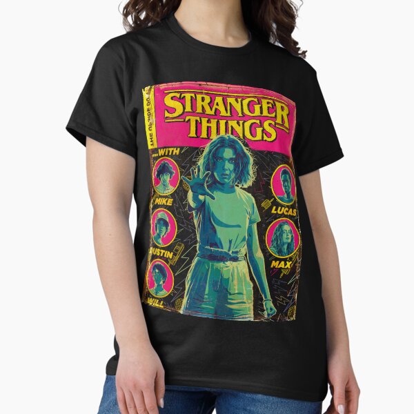 Item preview, Stranger Things Group Shot Comic Cover designed and sold by FifthSun.