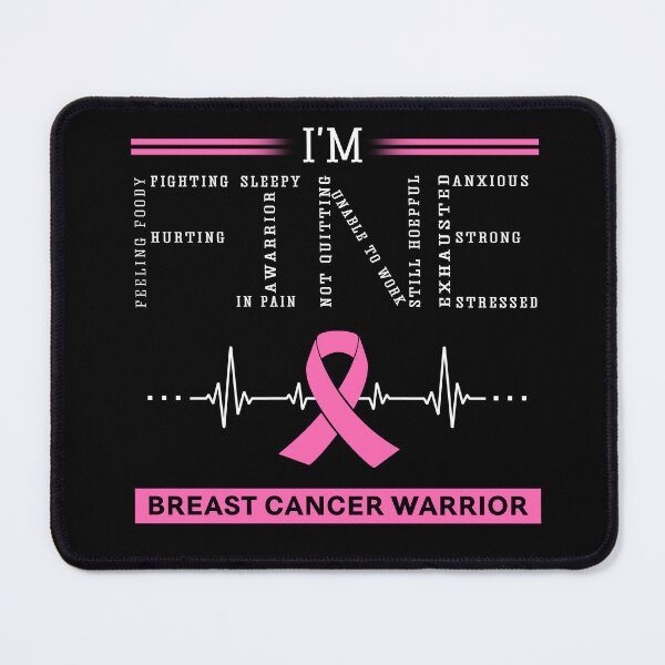 Item preview, I'm Fine Breast Cancer Warrior Support Breast Cancer Awareness Gifts designed and sold by rechardtee.