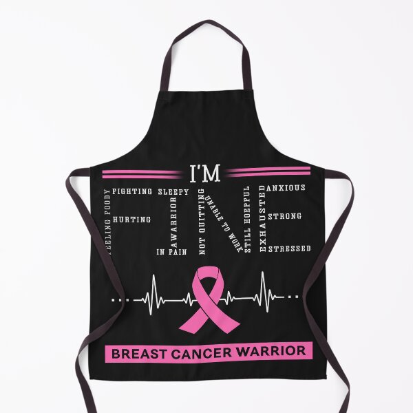 Item preview, I'm Fine Breast Cancer Warrior Support Breast Cancer Awareness Gifts designed and sold by rechardtee.