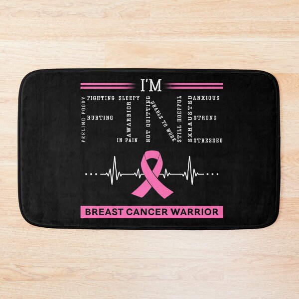 Item preview, I'm Fine Breast Cancer Warrior Support Breast Cancer Awareness Gifts designed and sold by rechardtee.