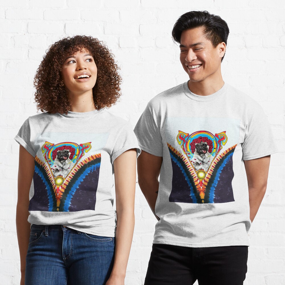 GRATEFUL PUG TYE DYE Classic T-Shirt