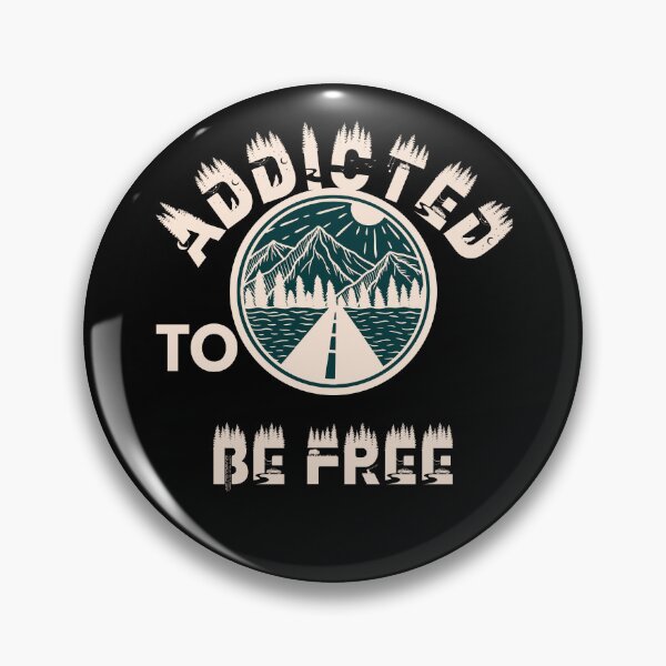Item preview, Addicted to be free designed and sold by movie-popcorn.