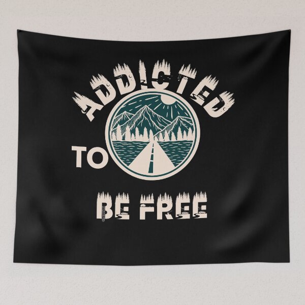 Item preview, Addicted to be free designed and sold by movie-popcorn.