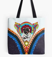 GRÜSSBARER PUG-TYP-FARBSTOFF Tote Bag