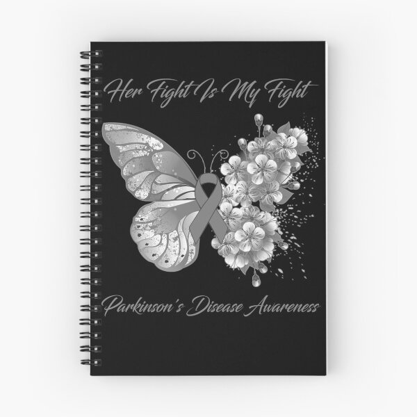 Item preview, Her Fight Is My Fight Parkinson's Disease Awareness Butterfly Ribbon Gifts designed and sold by Adropine.