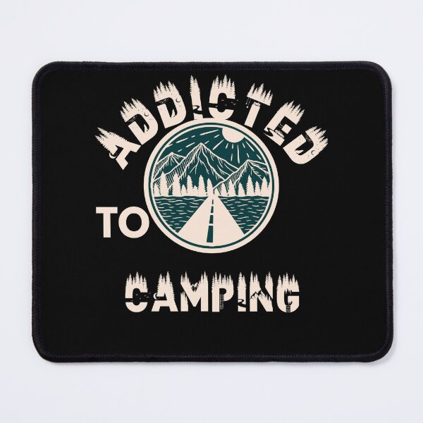 Item preview, Addicted to camping designed and sold by movie-popcorn.