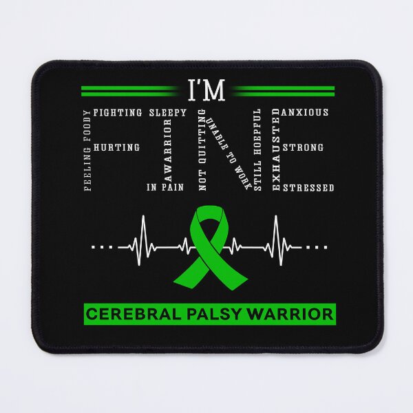 Item preview, I'm Fine Cerebral Palsy Warrior Support Cerebral Palsy Awareness Gifts designed and sold by rechardtee.