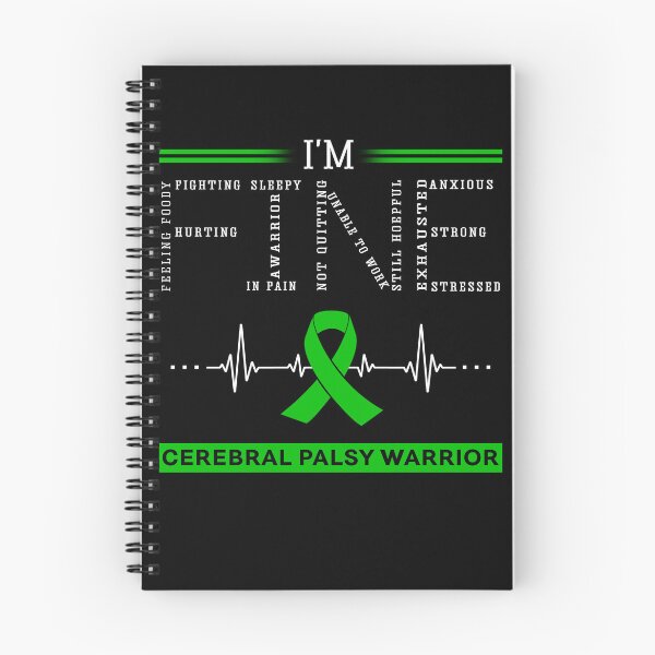 Item preview, I'm Fine Cerebral Palsy Warrior Support Cerebral Palsy Awareness Gifts designed and sold by rechardtee.