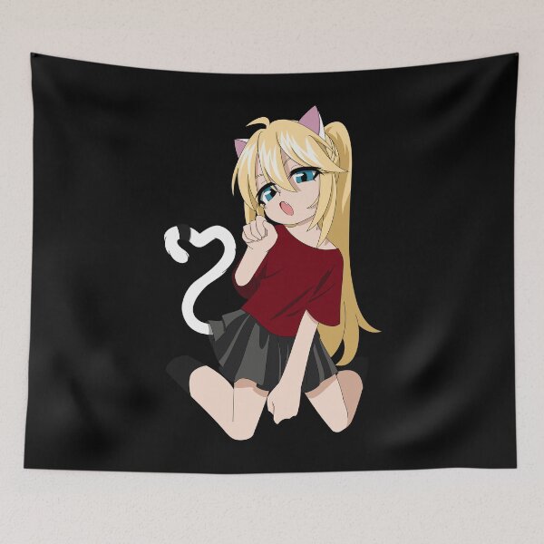Item preview, Cat Girl Neva designed and sold by AppleAnne.