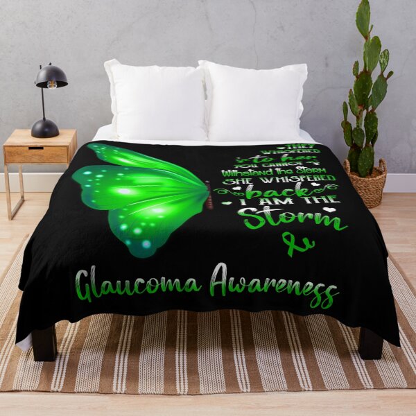 Item preview, She Whispered Back I Am The Storm Glaucoma Awareness Butterfly designed and sold by frechettee.