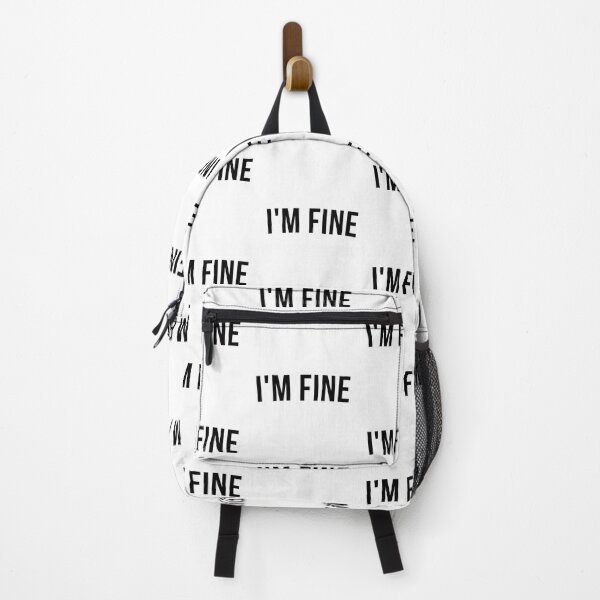 Item preview, I'm Fine. Funny Sarcastic Statement Saying. designed and sold by That Cheeky Tee.
