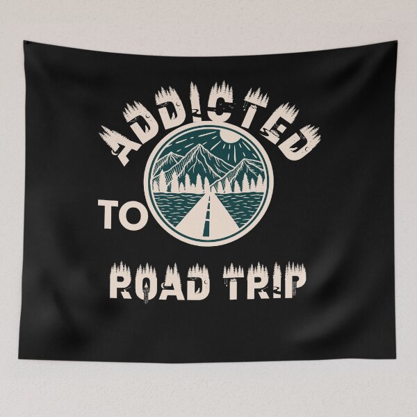 Item preview, Addicted to road trip designed and sold by movie-popcorn.
