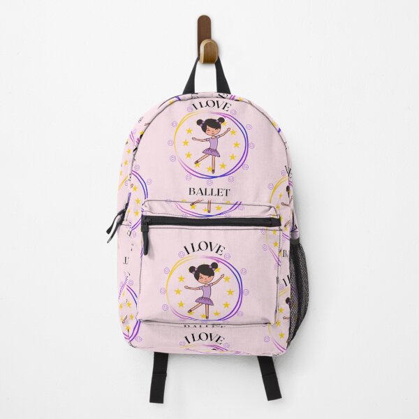 Item preview, I Love Ballet - Cute Girl Ballerina, Circles, Smiles and Stars designed and sold by Ceramic Scripture.