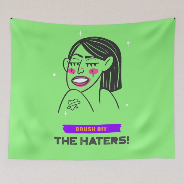 Item preview, Makeup Memes: Brush Off THE HATERS! designed and sold by Rodayna Elnaggar.