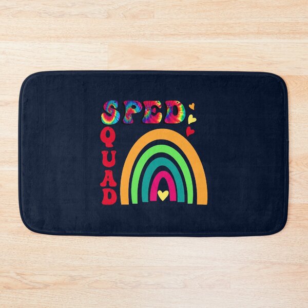 Item preview, Education Quote S.P.E.D. Squad Retro Rainbow designed and sold by Cute & Sassy Custom Gifting Boutiques.