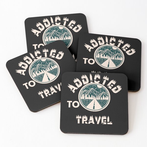 Item preview, Addicted to travel designed and sold by movie-popcorn.