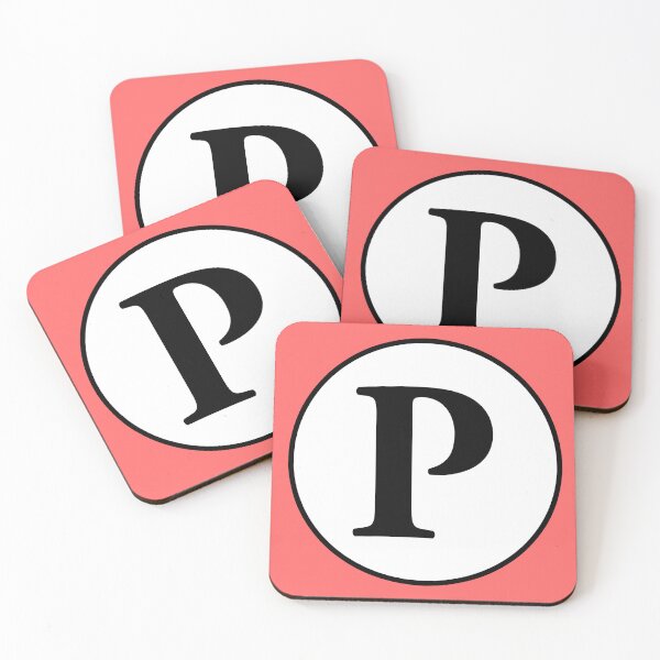 Item preview, Monogram P Initial P Letter P designed and sold by jaycartoonist.