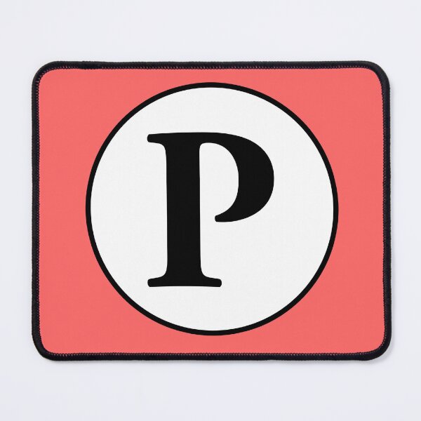 Item preview, Monogram P Initial P Letter P designed and sold by jaycartoonist.