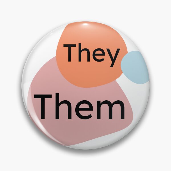 Item preview, They/Them Pronoun Design designed and sold by TherapyDesigns.