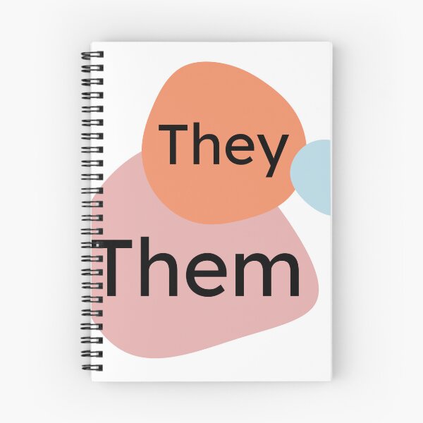 Item preview, They/Them Pronoun Design designed and sold by TherapyDesigns.