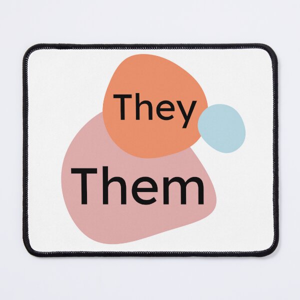 Item preview, They/Them Pronoun Design designed and sold by TherapyDesigns.