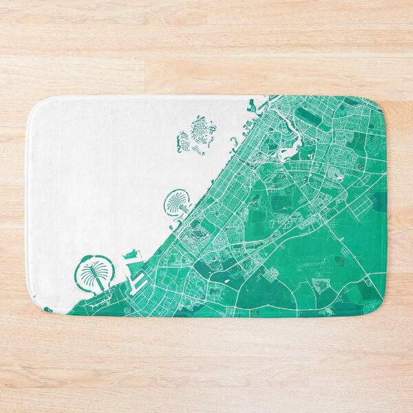 Item preview, Dubai City Map of United Arab Emirates - Watercolor designed and sold by deMAP.