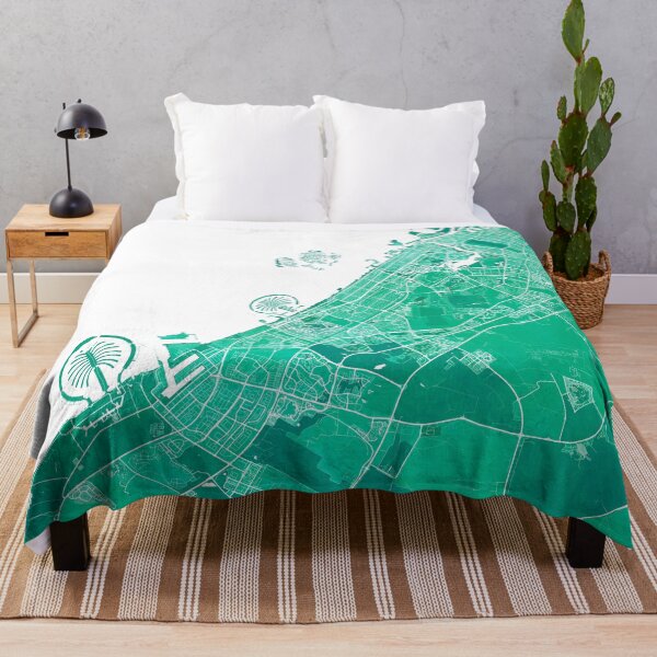 Item preview, Dubai City Map of United Arab Emirates - Watercolor designed and sold by deMAP.