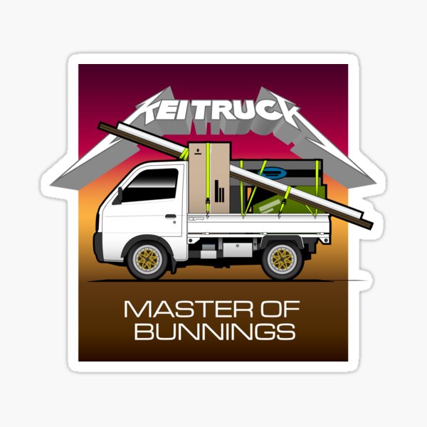 "Kei truck Master of Bunnings" Sticker for Sale by teammightyboy