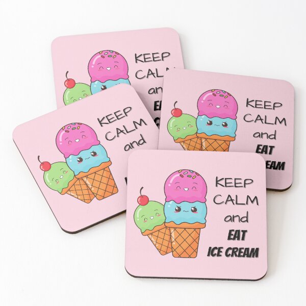 Item preview, Keep Calm And Eat Ice Cream  designed and sold by Pris25.
