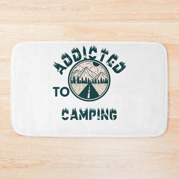 Item preview, Addicted to camping designed and sold by movie-popcorn.