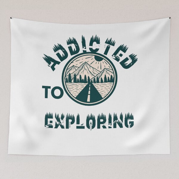 Item preview, Addicted to exploring designed and sold by movie-popcorn.