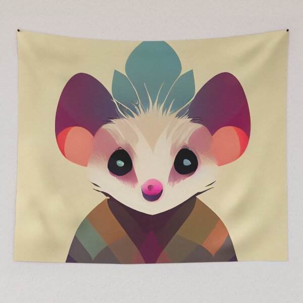 Item preview, Colorful rodent designed and sold by Foodcolored.
