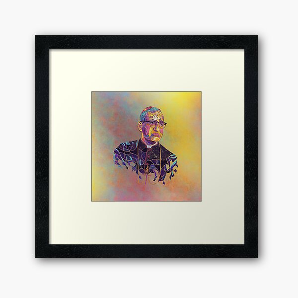Item preview, Óscar Romero | Yellow Stained Glass designed and sold by thaneydesign.