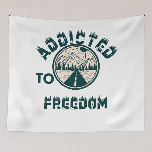 Item preview, Addicted to freedom designed and sold by movie-popcorn.