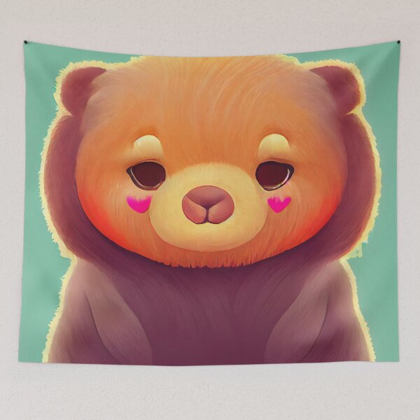 Item preview, Bear Heart Cheeks designed and sold by Foodcolored.