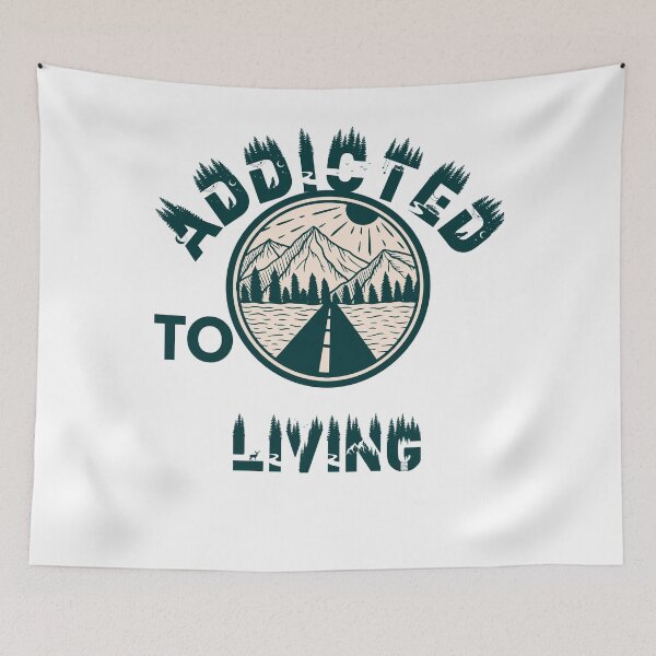 Item preview, Addicted to living designed and sold by movie-popcorn.