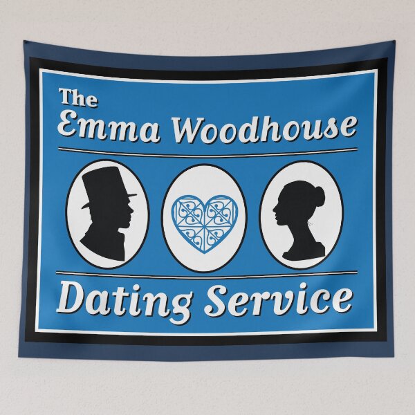 Item preview, The Emma Woodhouse Dating Service designed and sold by MrPandaDesigns.