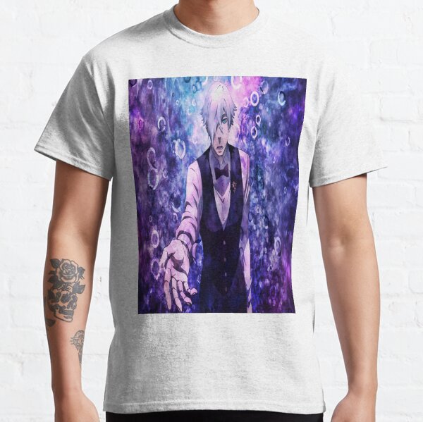 Decim manga longa t camisa decim quindecim anime arte bartender death  parade death parade decim legal olho terno gravata borboleta - AliExpress