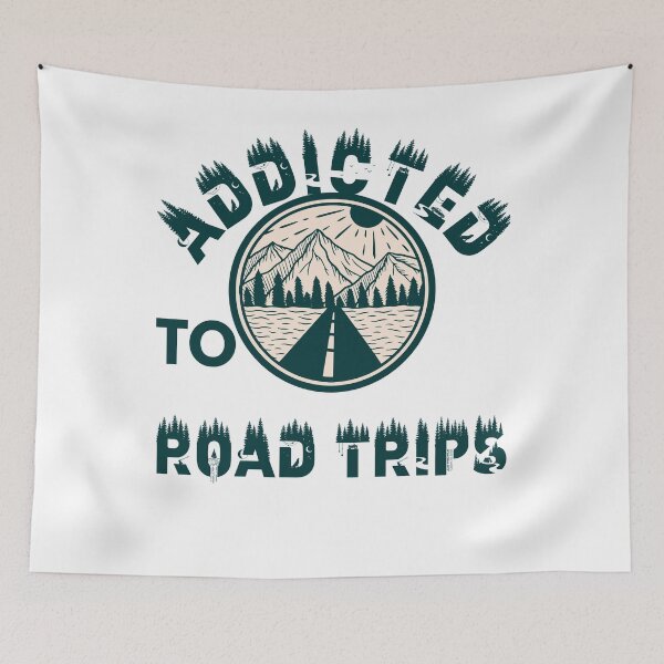 Item preview, Addicted to road trips designed and sold by movie-popcorn.