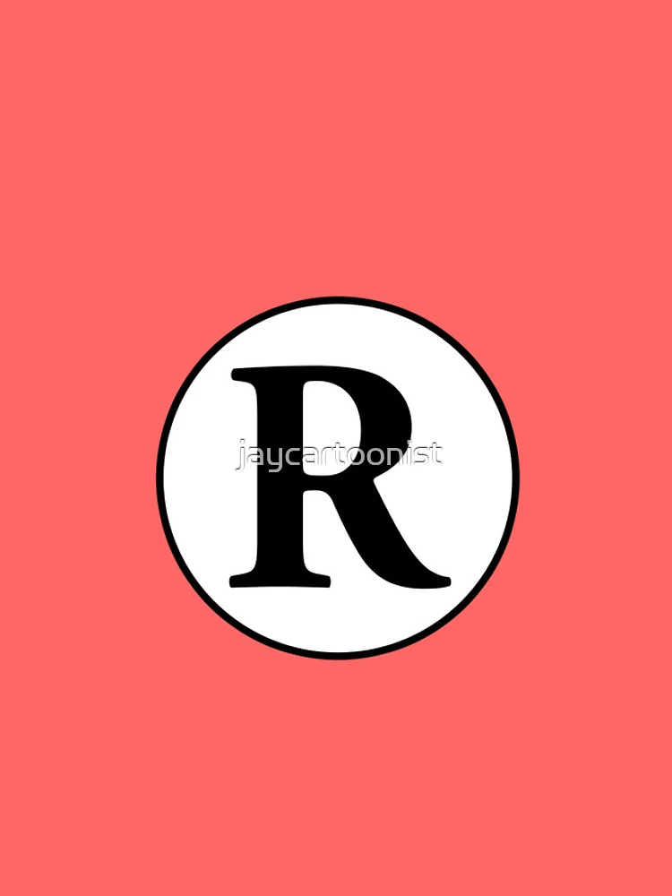 Thumbnail 4 of 4, iPhone Case, Monogram R Initial R Letter R designed and sold by jaycartoonist.