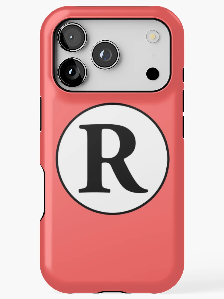 Thumbnail 1 of 4, iPhone Case, Monogram R Initial R Letter R designed and sold by jaycartoonist.