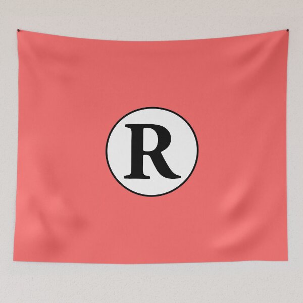 Item preview, Monogram R Initial R Letter R designed and sold by jaycartoonist.