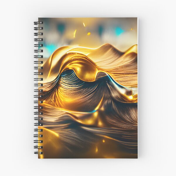 Item preview, Golden Waves designed and sold by AbstractlyArt.