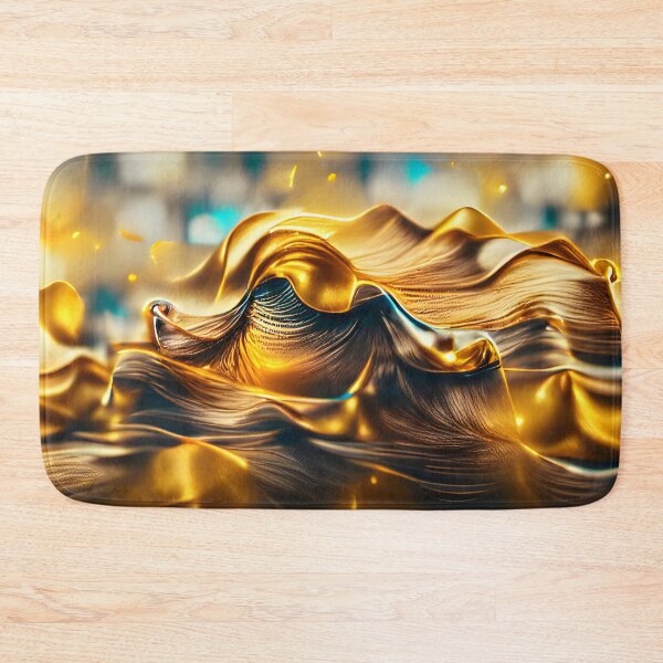 Item preview, Golden Waves designed and sold by AbstractlyArt.