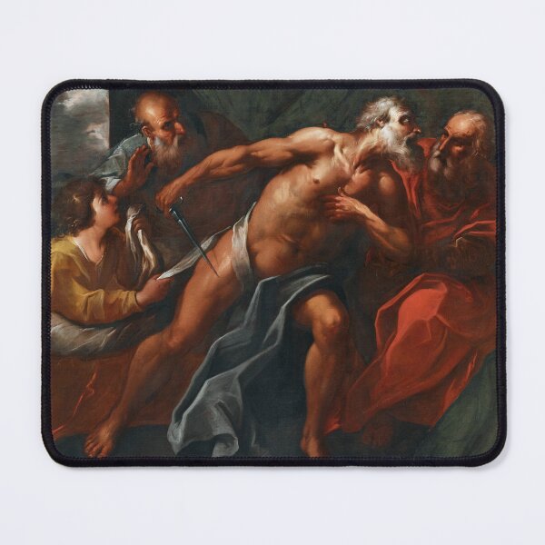 Item preview, The Suicide of Cato | Giovanni Persuzzini | 17th Century Renaissance Historical Rome Art designed and sold by CJET.