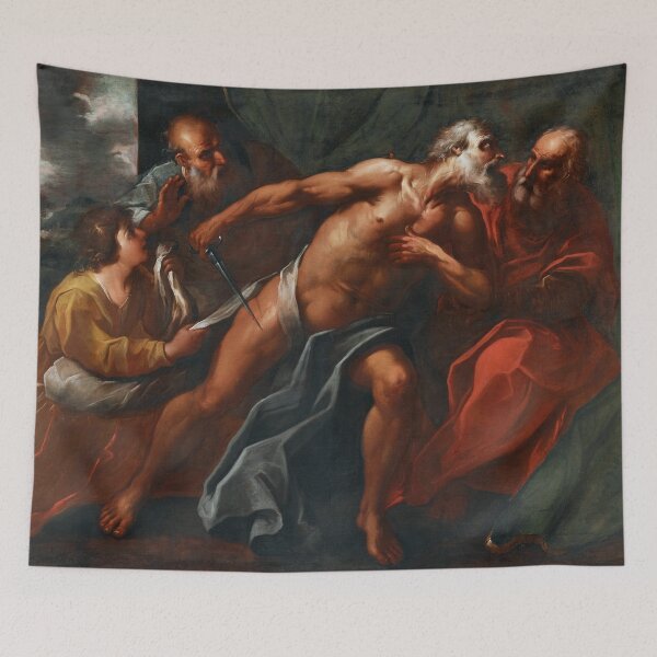 Item preview, The Suicide of Cato | Giovanni Persuzzini | 17th Century Renaissance Historical Rome Art designed and sold by CJET.