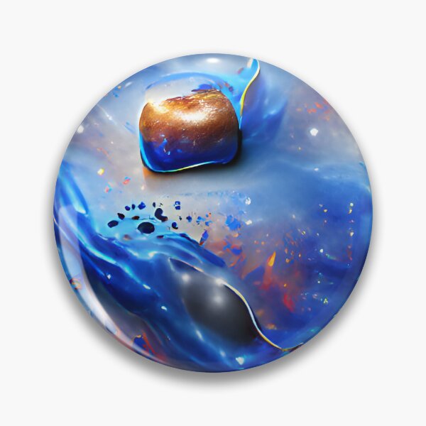 Item preview, Blue Galactic Apple designed and sold by AbstractlyArt.